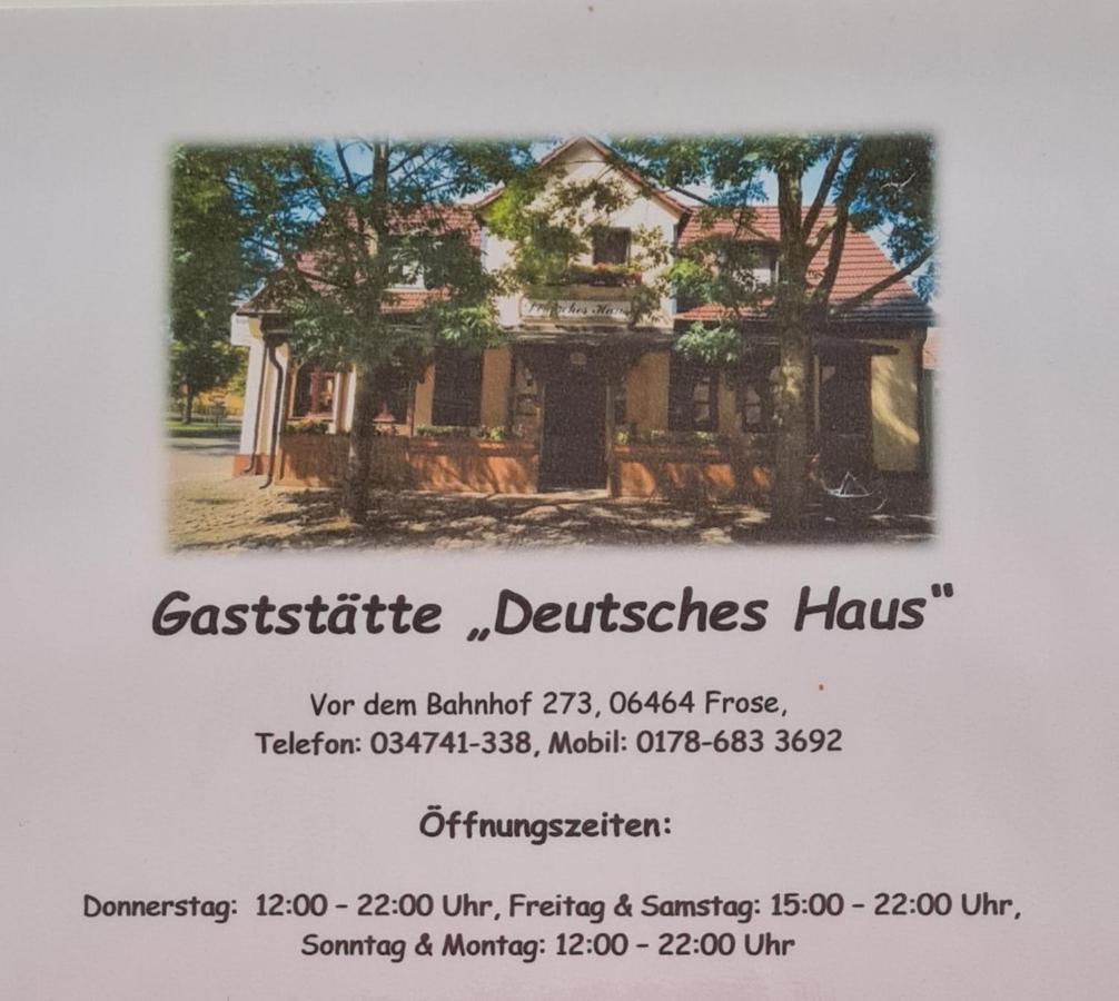 "Altes Stellwerk Frose" Am Froser See Exteriér fotografie