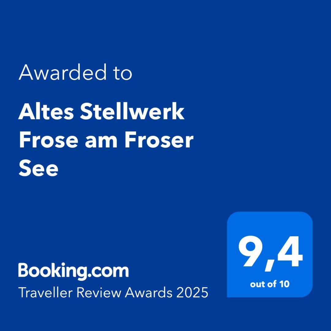 "Altes Stellwerk Frose" Am Froser See Exteriér fotografie